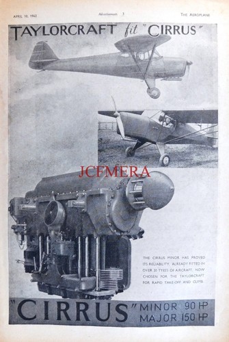 Cirrus aero engine taylorcraft - aero,