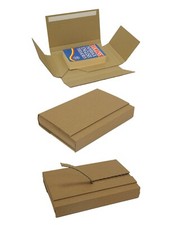 TWIST WRAP BOOK MAILERS A6/C6 SIZE POSTAL BOXES MULTI DEPTH ADJUSTABLE