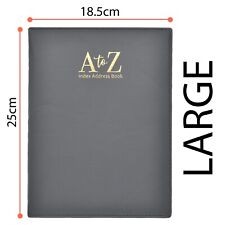 LARGE Faux Leather PADDED A-Z