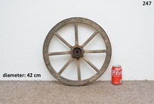 Vintage old wooden cart wagon