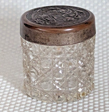 Vintage Round  Trinket Bottle