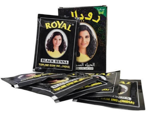 Herbal black hair - hair, colour
