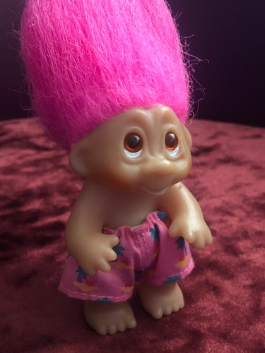 Small vintage dam troll - vintage,