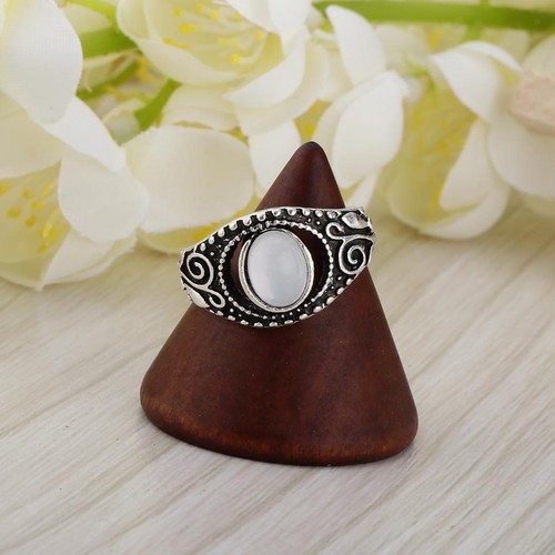 Wooden cone shape ring - wooden,