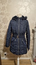Girls Navy Quilted 13 To 14