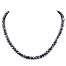 5 mm 32 Inches Faceted Black