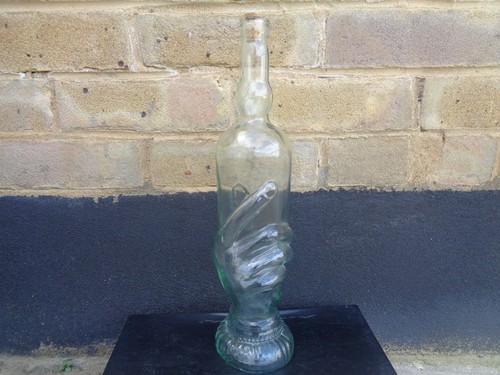 True vintage large clear glass
