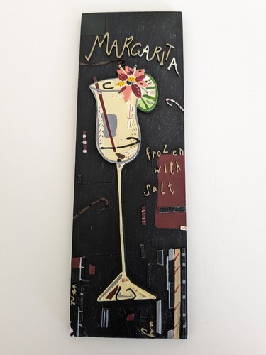 Margarita bar plaque art - 3-d,