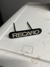 Genuine Ford Recaro 2 pins Seat BADGE Logo Emblem Decal ESCORT RS TURBO COSWORTH