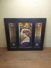 Original Art Nouveau Triptych