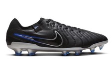 NIKE Mens Black & Blue Tiempo