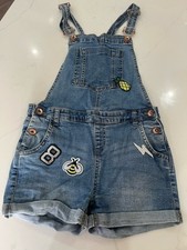 Girls Dungarees, Denim Co, Age 10-11 Years