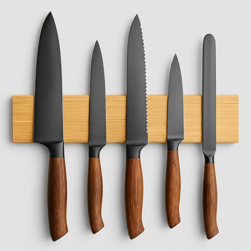 Bamboo magnetic knife holder - bamboo,