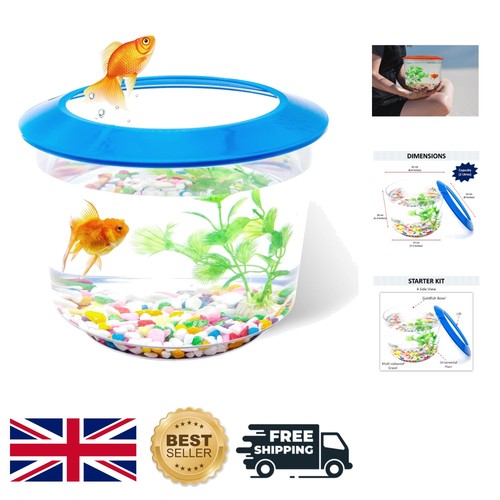Compact acrylic fish bowl with - bowl,