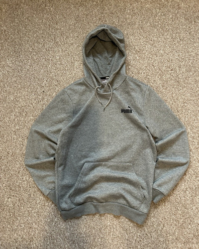 Puma grey pullover hoodie - grey,