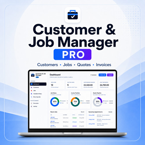 Customer job manager pro - customer,
