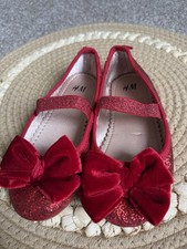 H and M Girls' Red Sparkly