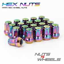 20 x Neo Chrome Wheel Nuts M12x1.5 Fits Honda Civic EG EK EP3 EK9 FN2 TYPE R