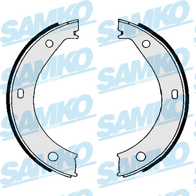 New brake shoe set - new, parking