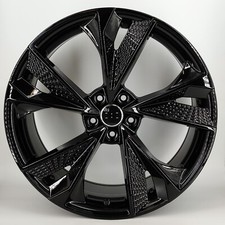 19" rs7  black alloy wheels vw golf audi/vw/tt/t4/a4/a3/a6/skoda/ tyres