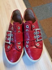 Gabor jollys, trainer red leather size uk 3 eur 36
