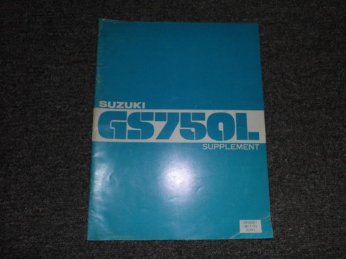1979 suzuki gs750l service - 1979,