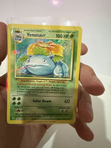 Pokemon venusaur card - pokemon, 003/034