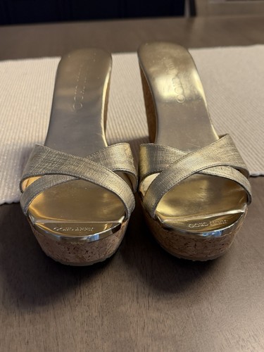 Jimmy choo gold sandals size - jimmy,