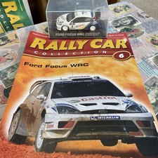 DeAgostini Rally Car Collection Issue 6 Ford Focus WRC with Magazine