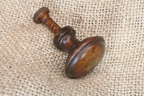 Old door knob drawer pull - drawer, 1"