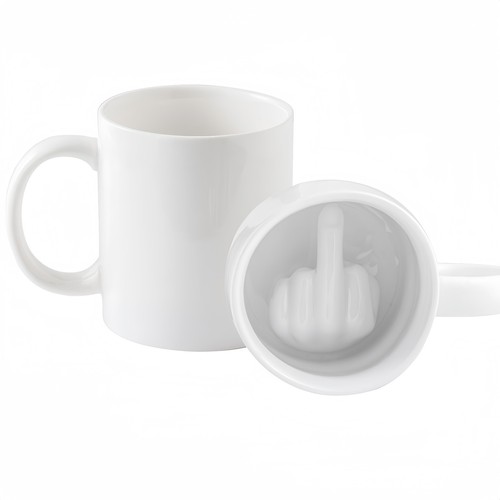 Yours mug prank middle - yours,