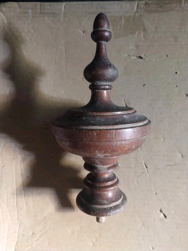 Large antique vtg newel - large,