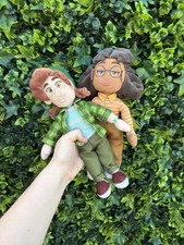 Disney Store TURNING RED Plush Lot Miriam And Priya 10” Dolls RARE HTF