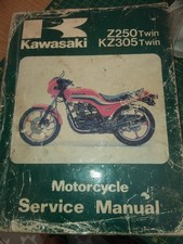 Kawasaki z250 twin service Manuel 1979- 1983 genuine Kawasaki publications.