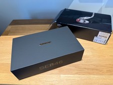 Shure SE846-CL-EFS in-ear earphones, cable, carrying case, box