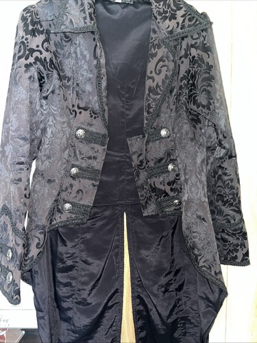 Gothic coat black - gothic,