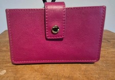 Paul Costelloe Dark Pink Wallet With Zipped Section.