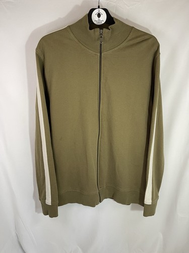 Hanes olive green zip up - green,