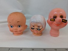 Vintage Doll Head Puppet Parts