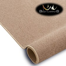 SOFT & CHEAP & QUALITY CARPETS Feltback ETON beige Bedroom Large RUG ANY SIZE