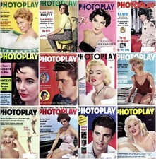 130+ Photoplay Magazine's 1950-1964 (DVD) + *BONUS* Screenland Film Cinema