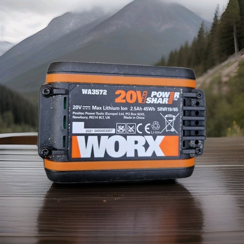 Worx 20v max 5ah - 2.5ah, battery