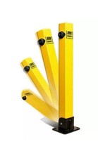 Maypole Square Security Parking Post Fold Down Bollard Lock Driveway Car Park