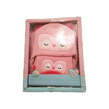 Sainsbury Pink Owl Hat&Scarf