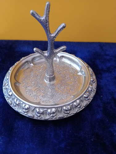 Antique silver plated ring - antique,