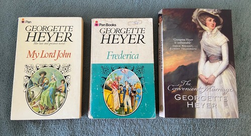 Georgette heyer pan books - x3:,