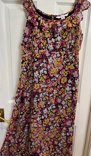 Wallis black floral - black, chiffon