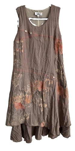 Afibel khaki double - double, hem
