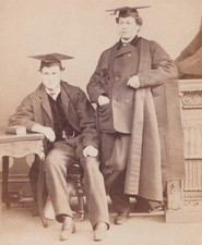 Victorian CDV Photo Oxford University Students Hills & Saunders Oxford 1870s