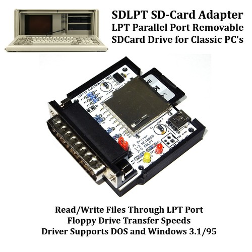 Parallel lpt port card dos - port,